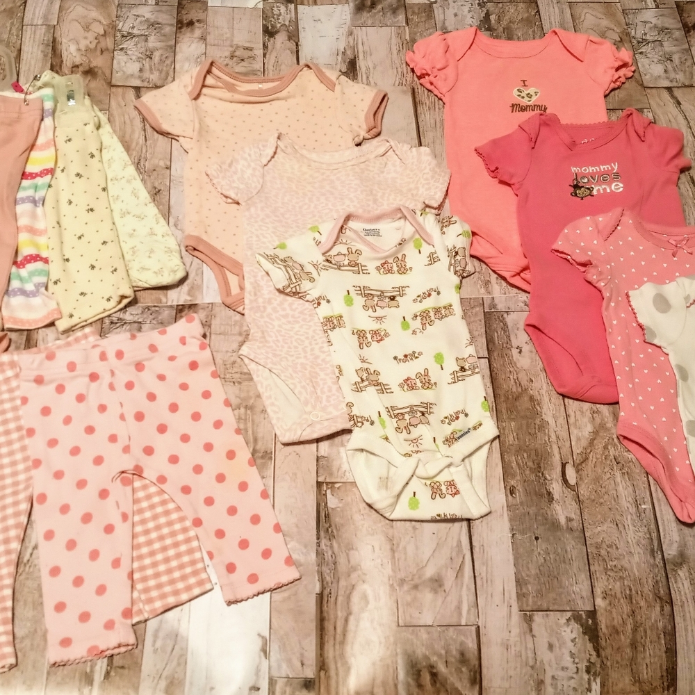 0-3month Girl comfy lot